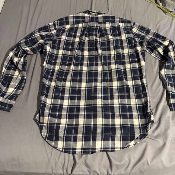 Vintage Polo Ralph Lauren Classic Fit Size Medium Flannel RN 41381 - Picture 9 of 10